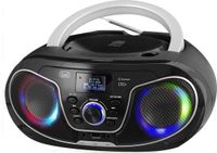 Trevi CMP588 - Draagbare Radio - FM DAB+ Bluetooth AUX-in USB LED-verlichting - Zwart