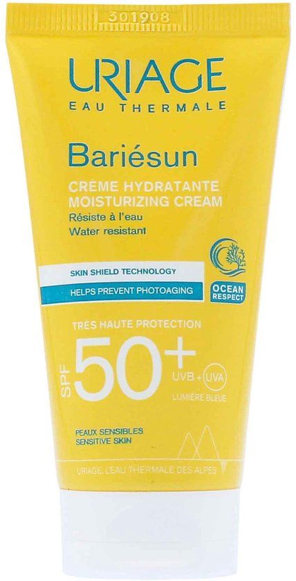 Uriage Bariésun Moisturizing Cream Water Resistant SPF50+ - 50ml