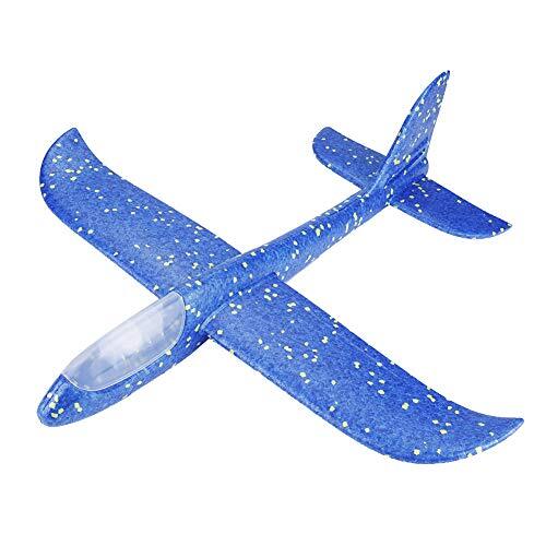 Nunafey Handlancering vliegtuig, vliegtuigmodel, licht flexibel duurzaam EPP voor kinderen jongen(blue)