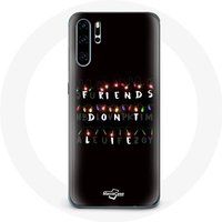 Maniacase Hoesje voor Huawei P30 Stranger Things Poster Friends Don't Lie Merry Christmas