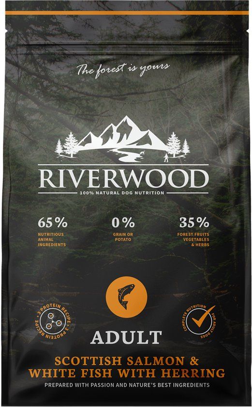 Riverwood Adult Schotse Zalm 12 kg