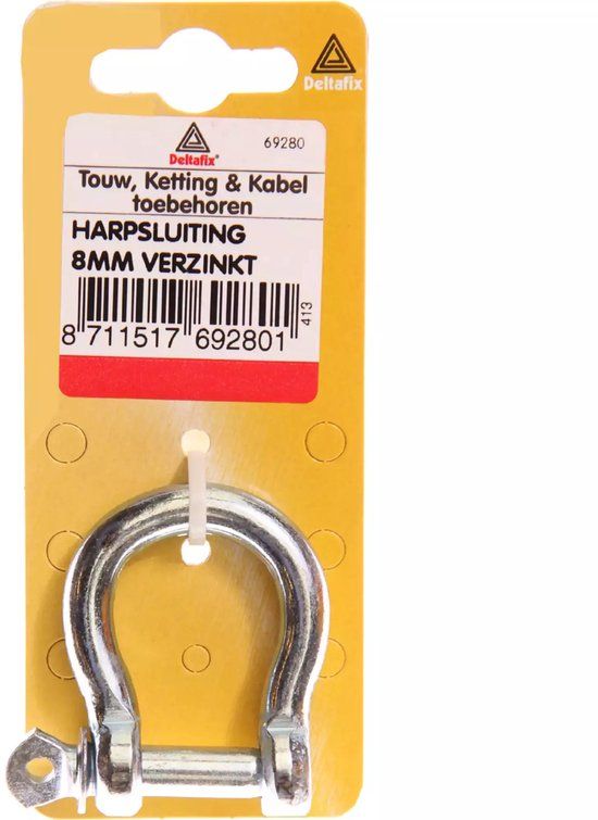 Deltafix Harpsluiting - 8 mm - Verzinkt