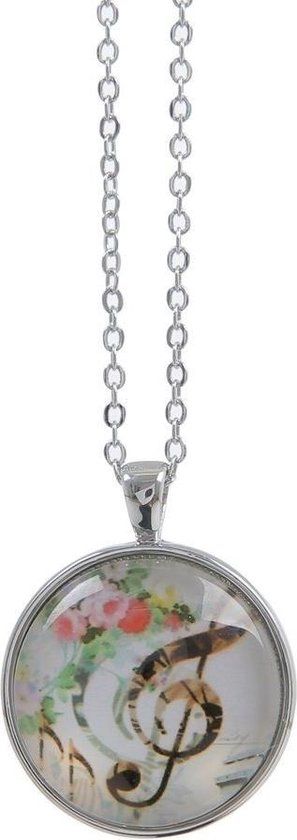 GEWA Sieraden Collier G-sleutel Zilver Metaal 10+ jaar