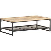 vidaXL Salontafel 110x60x35 cm massief mangohout
