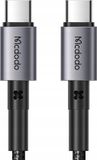 Mcdodo USB C naar USB C Kabel 1 meter - Snelladen - 65W - Anti-kabel breuk - Zwart