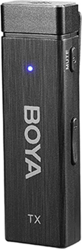 Boya BY-W4 Draadloze Microfoon voor Smartphone - Broadcasting, Live, Spraak, Studio