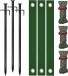 Set de 9 piquets d'arbre et accessoires pour la fixation de plantes et de tentes avec résistance au vent