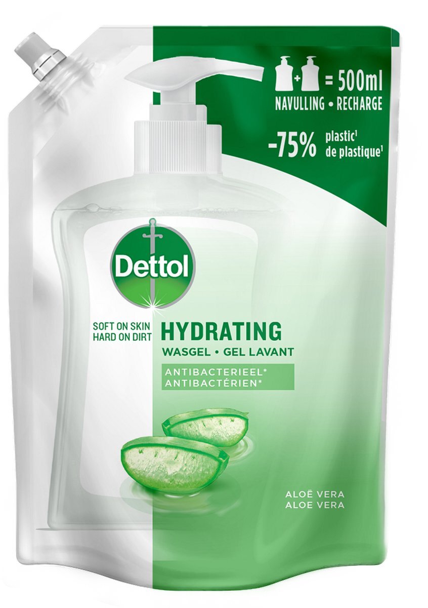 Dettol Refill Hydrating Aloe Vera 500ML