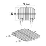 SOMAGIC Grille simple chromé en acier - 52,5 x 39 cm