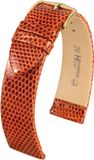 HIRSCH LIZARD M BROWN - 14mm Horlogeband Leer Unisex Bruin Goudkleurig
