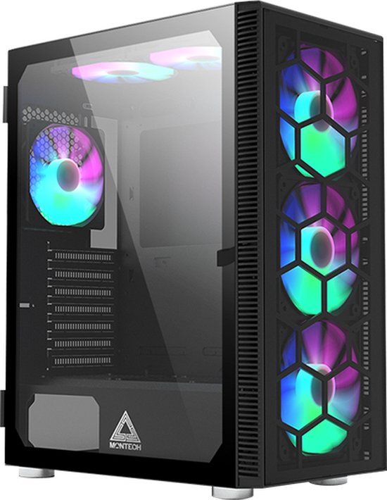 Montech X3 GLASS Midi Tower Zwart