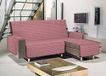 Biancheriaweb Plaid voor schiereiland 240 cm Bordeaux