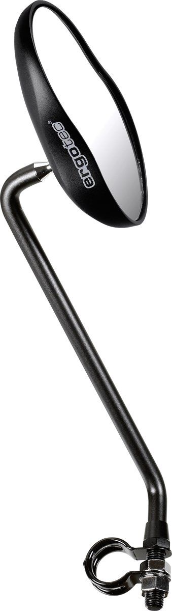 Ergotec Spiegel Groot M-99L Lang Aluminium zwart