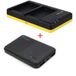 Panasonic Powerpakket Deluxe : DMW-BLC12 duo oplader + 5000mAh Powerbank pour 2 batteries Panasonic DMW-BLC12