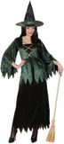 Widmann Groene heks Halloween kostuum voor dames - Verkleedkleding - XL