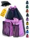 Sac de sport en maille pour natation - 25 litres, sac étanche avec compartiment humide/sec, violet