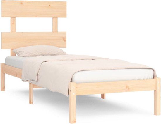 vidaXL Bedframe massief hout 90x190 cm