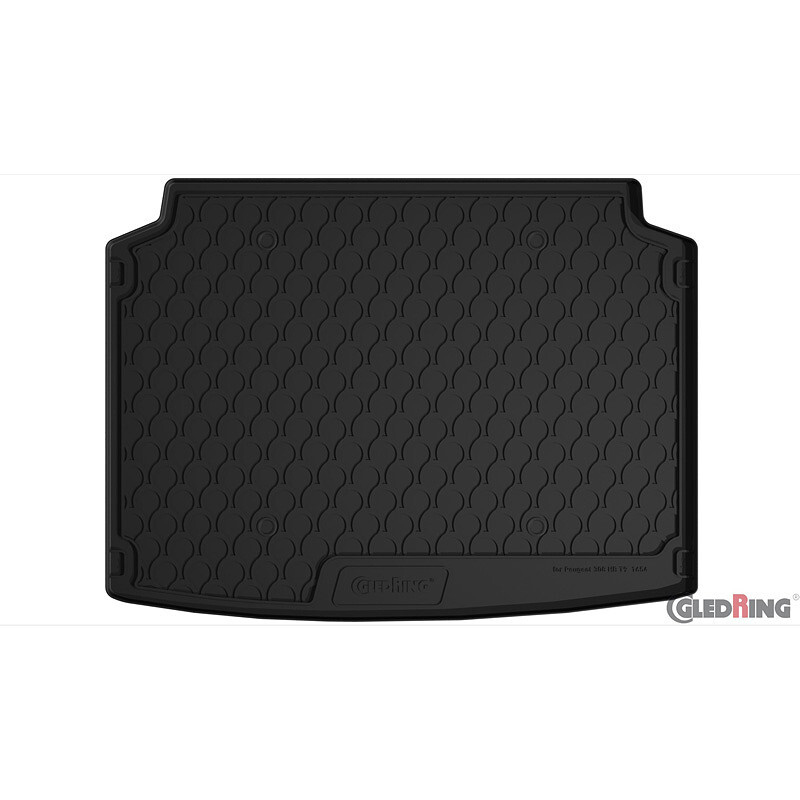 Gledring Rubbasol (Rubber) Kofferbakmat passend voor Peugeot 308...