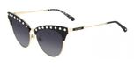 Kate Spade ALVI/G/S Lunettes de soleil Femmes Noir Métal/Acier inoxydable Chat œil
