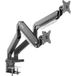 SpeaKa Professional SP-MM-830 Support de table pour moniteur 43,2 cm (17) - 88,9 cm (35) Technologie à ressort à gaz, Station d'accueil intégrée