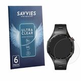Savvies Screenprotector voor Huawei Watch GT 7 Pro - Folie Beschermfolie transparant 6 Stuks