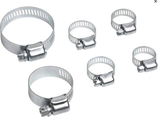 Tolu Premium Slangklemmen set - 6-delig