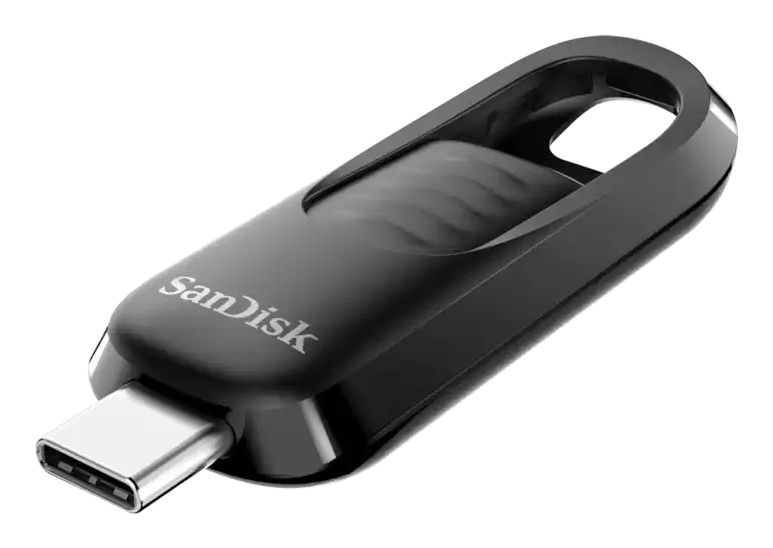 SanDisk Ultra Slider USB-C 512GB - 400MB/s - USB 3.2 - Black