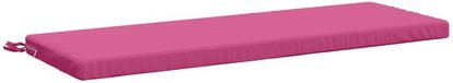 vidaXL Coussin de banc SOEST 100% Polyester Rose 110 x 40 x 5 cm
