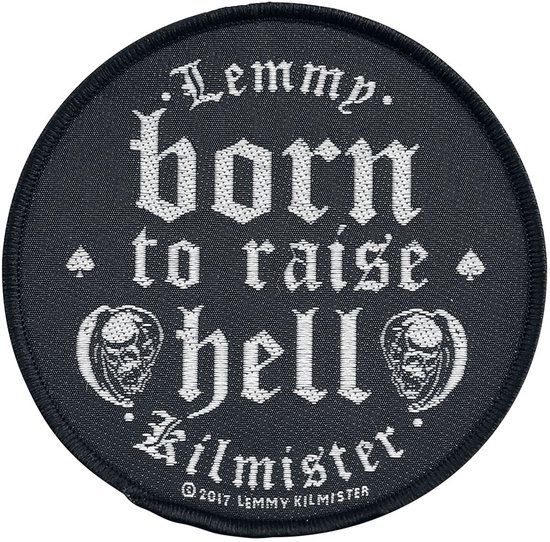 Rock Off Lemmy Mötorhead - Born To Raise Hell - Patch