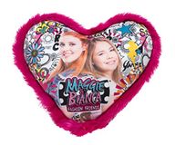 Joy Toy Maggie & Bianca hartkussen 33 x 33 cm