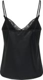 ONLY Cami top ONLFARAYA V-hals Zwart XS