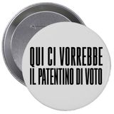 Broche Patentino Broche - WIT - NSPPDN 9 - Roestvrij staal
