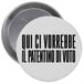 Broche Patentino Broche - WIT - NSPPDN 9 - Roestvrij staal
