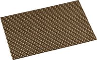 Kesper 2x dessous de table rectangulaires laiton tissé 29 x 43 cm