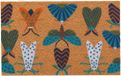 Merkloos Relaxdays Deurmat Kokos Vlinder 60x40 cm Antislip