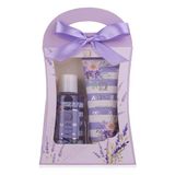 Accentra - Damesset LAVENDEL in mooie geschenkverpakking - 2-delige verzorgingsset met douchegel en bodylotion - Wellness geschenkset voor verjaardagen, Valentijnsdag & Kerstmis