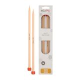 KnitPro Basix Enkele puntige naalden, Berken, 35 cm x 8 mm