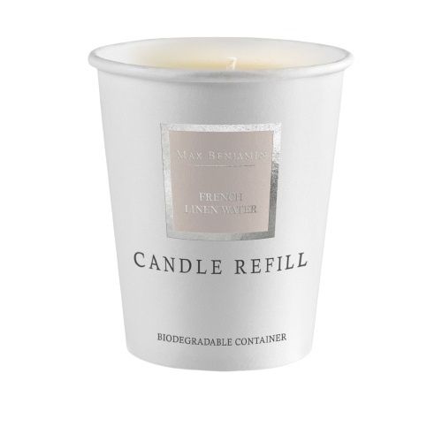 Max Benjamin Navulling Geurkaars French Linen Water 75 cm - Roze