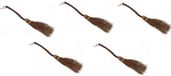 Broomstick without brand of 89 cm - 5x - Halloween decoration - Witch costume accessories