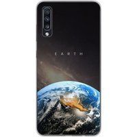 Samsung Galaxy A50/A50s Earth Bedrukt Siliconen Hoesje