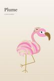 Plume: A 120-Page Wide Ruled Notebook for Flamingo Lovers, Journaling & Everyday Writing