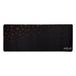 Noua Origin Gaming-muismat, XXL, 687 x 270 x 2 mm, comfortabele muismat met genaaide randen voor muis en gaming-toetsenbord, waterdicht met glad oppervlak, antislip rubberen onderkant, zwart