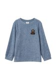 s.Oliver Regular fit shirt met lange mouwen en geborduurd motief