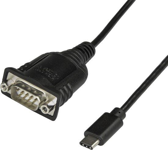 StarTech.com USB to Serial Port Adapter - 0.4m - Black