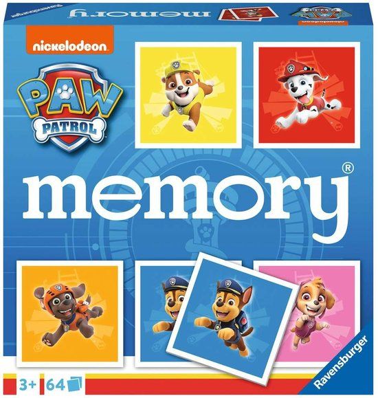 Ravensburger Paw Patrol Memory - Denkspel voor Kinderen - 20887
