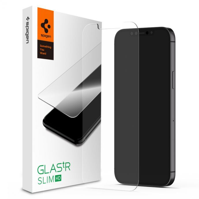 Spigen Glas.tR Slim - Screenprotector voor Apple iPhone 12 Pro Max - Transparant