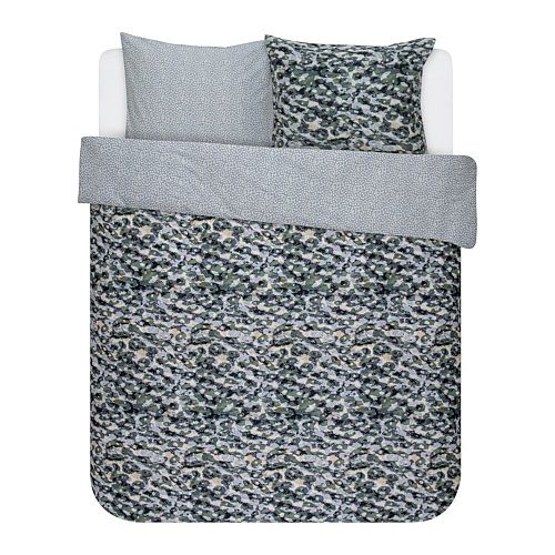 Essenza Debo Dekbedovertrek 200x220 - Groen - 8715944609159