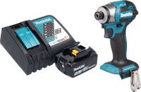 Makita DTD 173 RT1 accu-slagmoersleutel 18 V 180 Nm 1/4" borstelloos + 1x oplaadbare accu 5.0 Ah + lader
