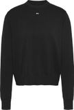 Tommy Jeans Trui Tjw Essential Crew S - Streetwear - Vrouwen - Zwart - XL
