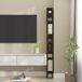 Furinno Fulda Plank met 8 niveaus, met opbergruimte, 23 x 15 x 180 cm, voor woonkamer, slaapkamer en kantoor, grenen barnsteen